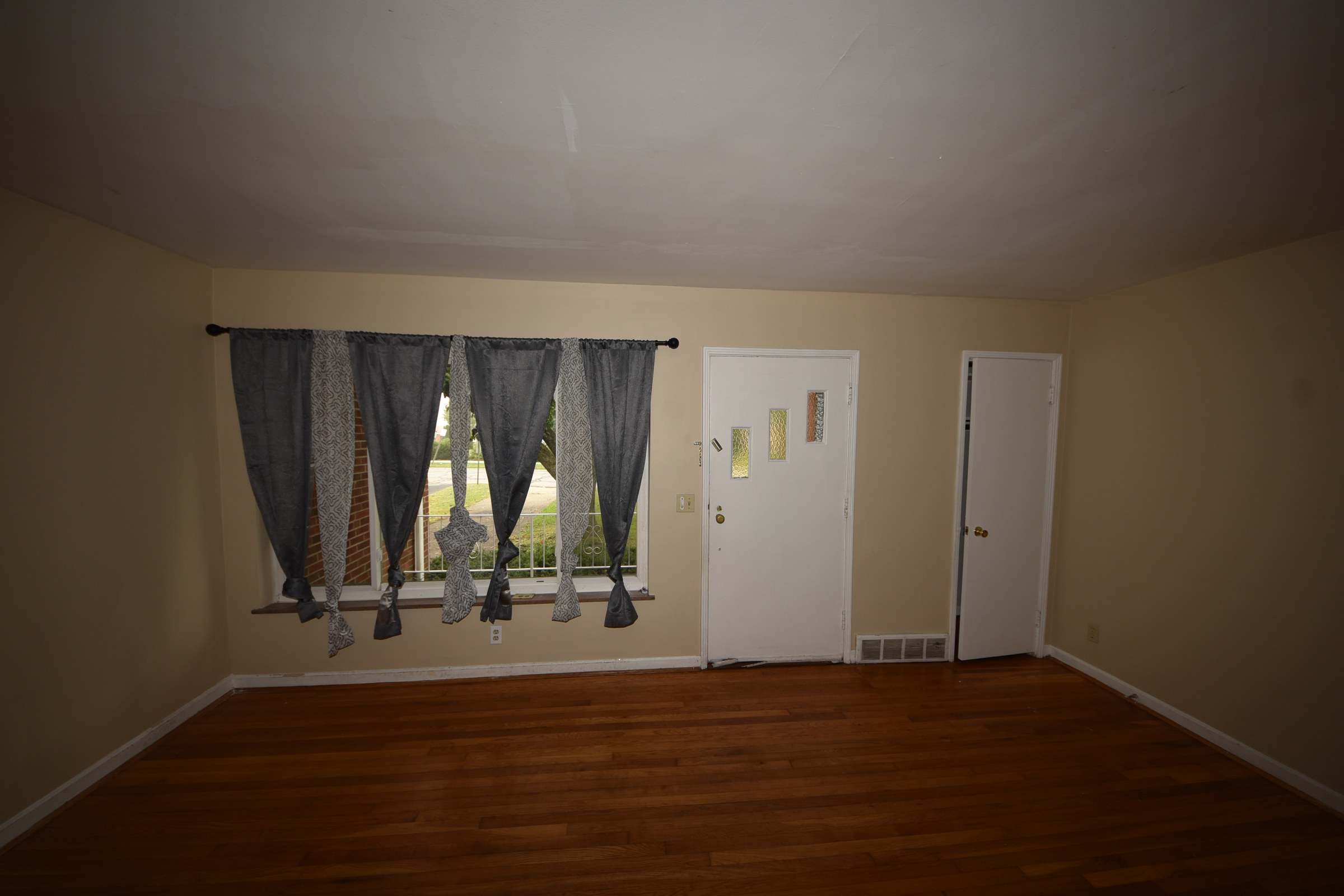 Living room — front windows at 7222 Chetbert Drive
